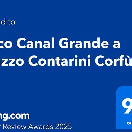 Attico Canal Grande A Palazzo Contarini Corfu Benátky Exteriér fotografie