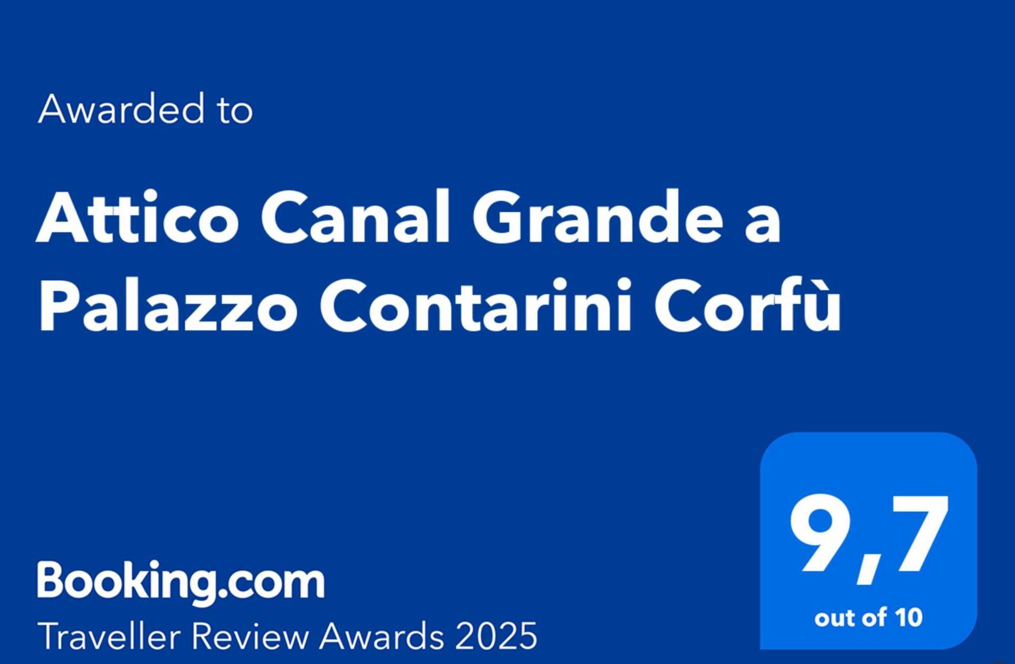 Attico Canal Grande A Palazzo Contarini Corfu Benátky Exteriér fotografie